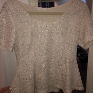 shimmery top